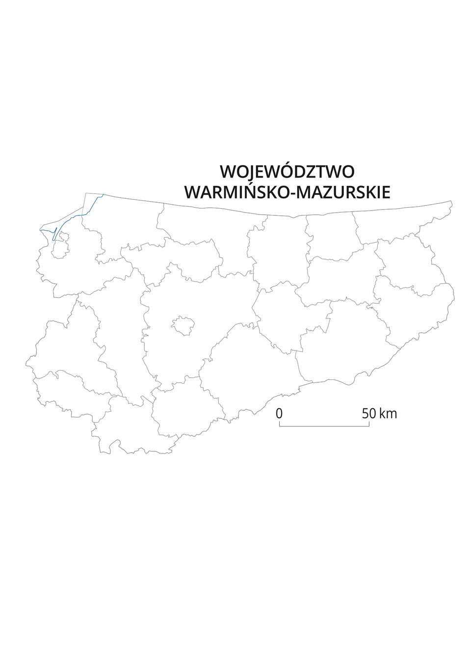 Mapy konturowe województw