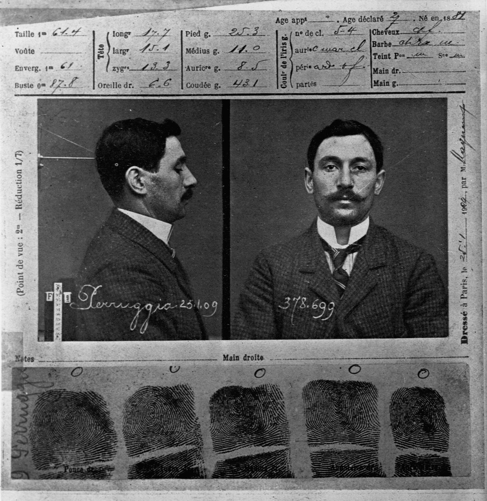 Vincenzo Perugia Źródło: Vincenzo Perugia, 1913, domena publiczna.