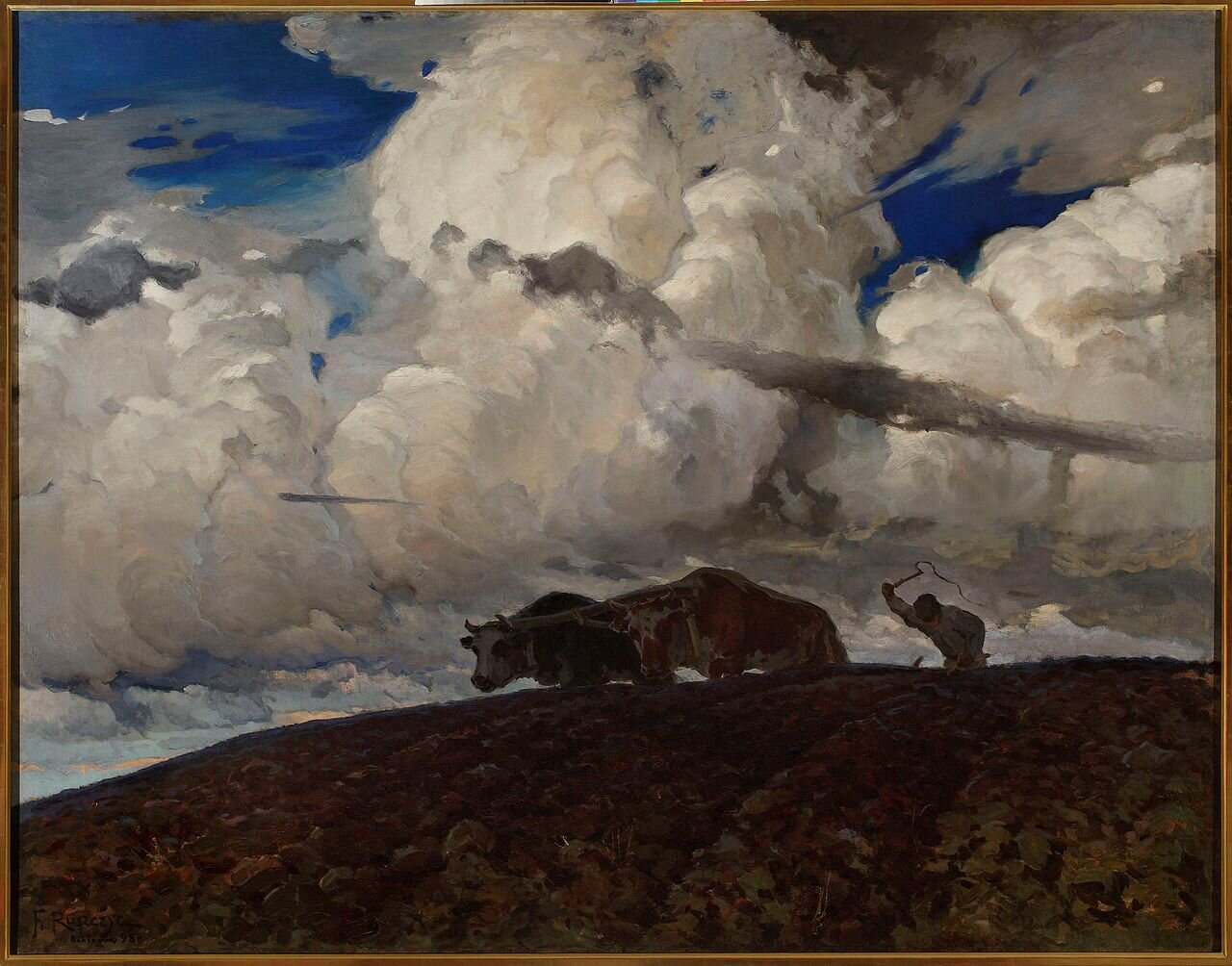 Ziemia Źródło: Ferdynand Ruszczyc, Ziemia, 1989, olej na płótnie, Muzeum Narodowe w Warszawie.