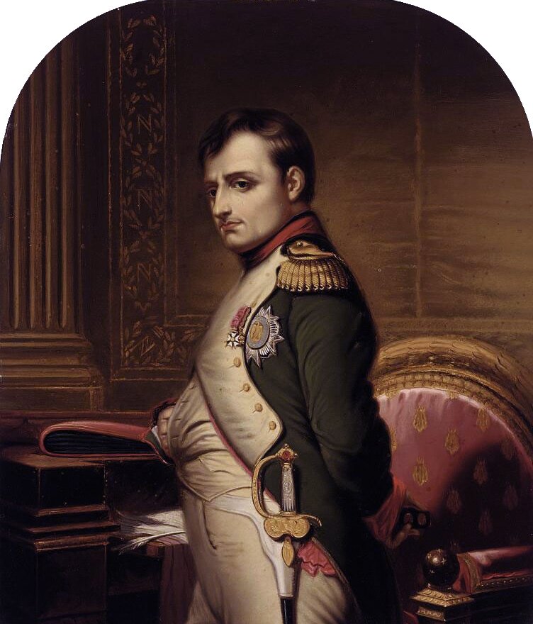 Napoleon Bonaparte Źródło: Napoleon Bonaparte, XIX wiek, domena publiczna.