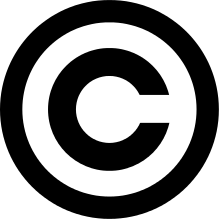 Symbol oznaczania dzieł chronionych prawem autorskim