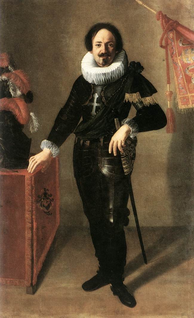 Portret kondotiera Źródło: Artemisia Gentileschi, Portret kondotiera, 1622, olej na płótnie, Palazzo d'Accursio, domena publiczna.