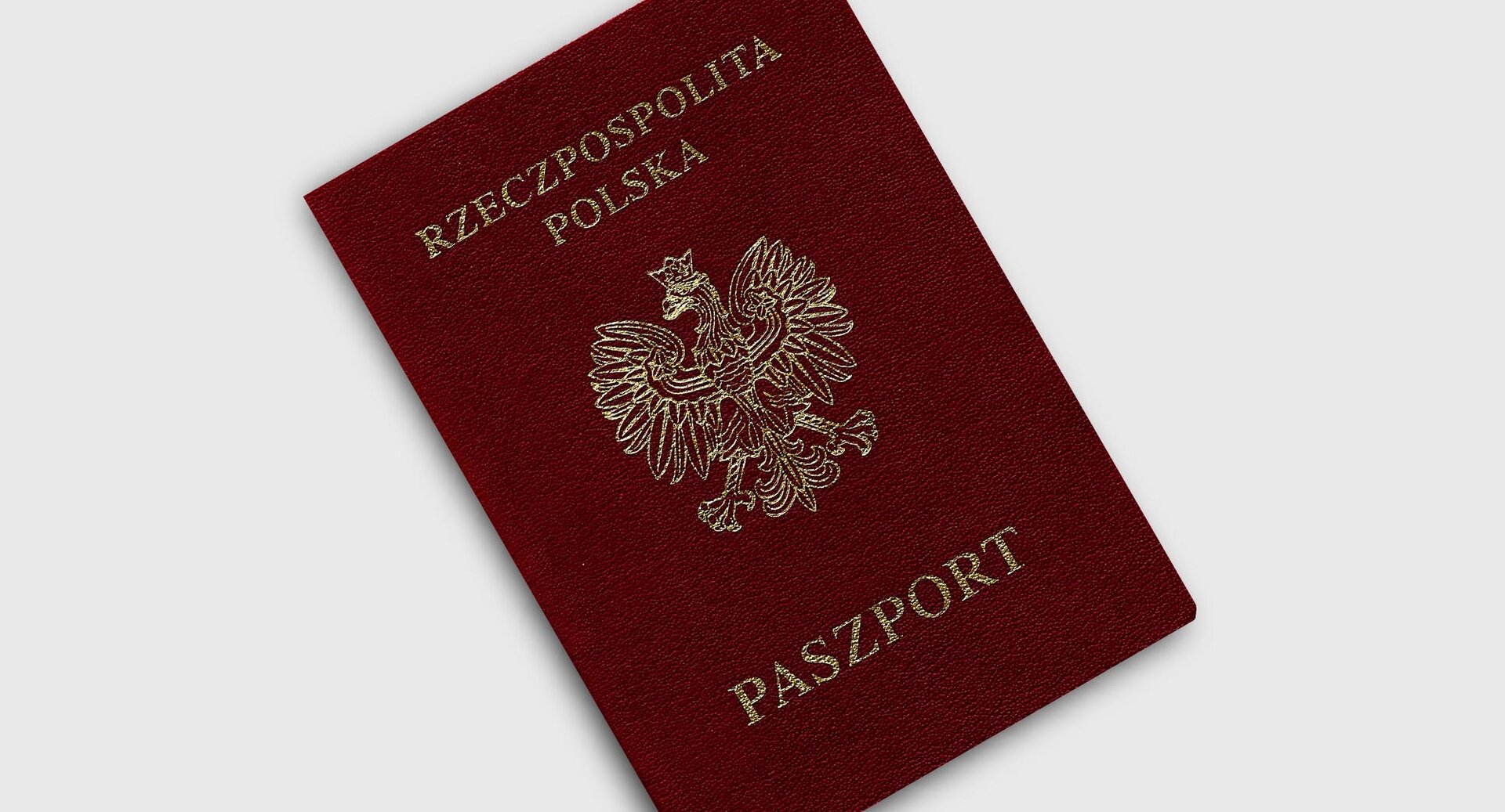 Okładka polskiego paszportu