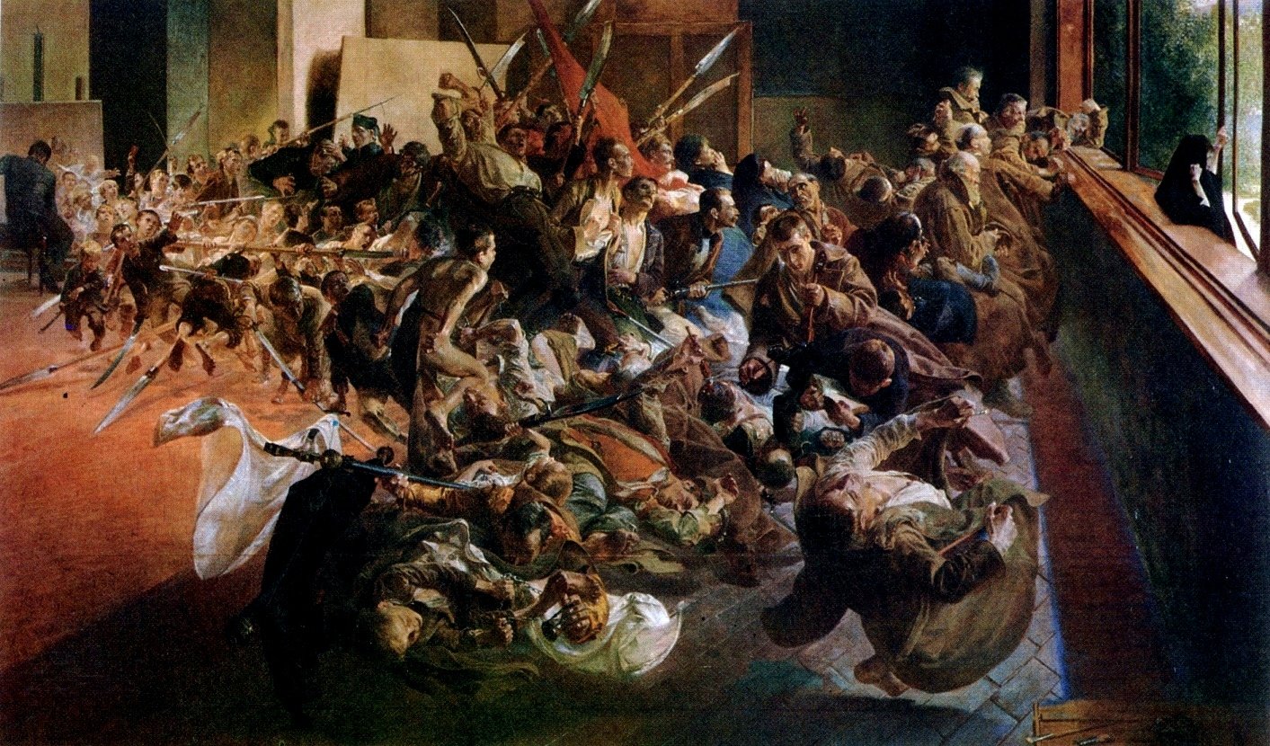Melancholia Źródło: Jacek Malczewski, Melancholia, 1890–1894, olej na płótnie, Muzeum Narodowe w Poznaniu, domena publiczna.