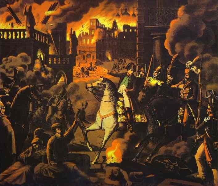 Napoleon w Moskwie w 1812 roku Źródło: Napoleon w Moskwie w 1812 roku, 1820, olej na płótnie, domena publiczna.