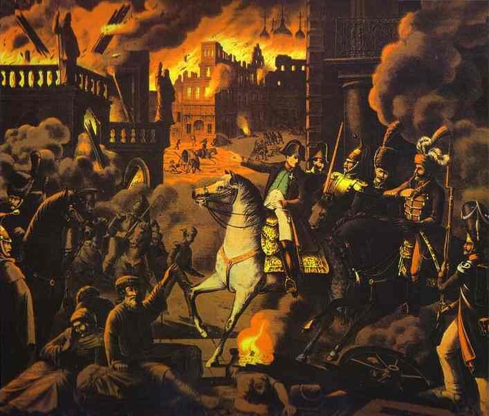 Napoleon w Moskwie w 1812 roku Źródło: Napoleon w Moskwie w 1812 roku, 1820, olej na płótnie, domena publiczna.