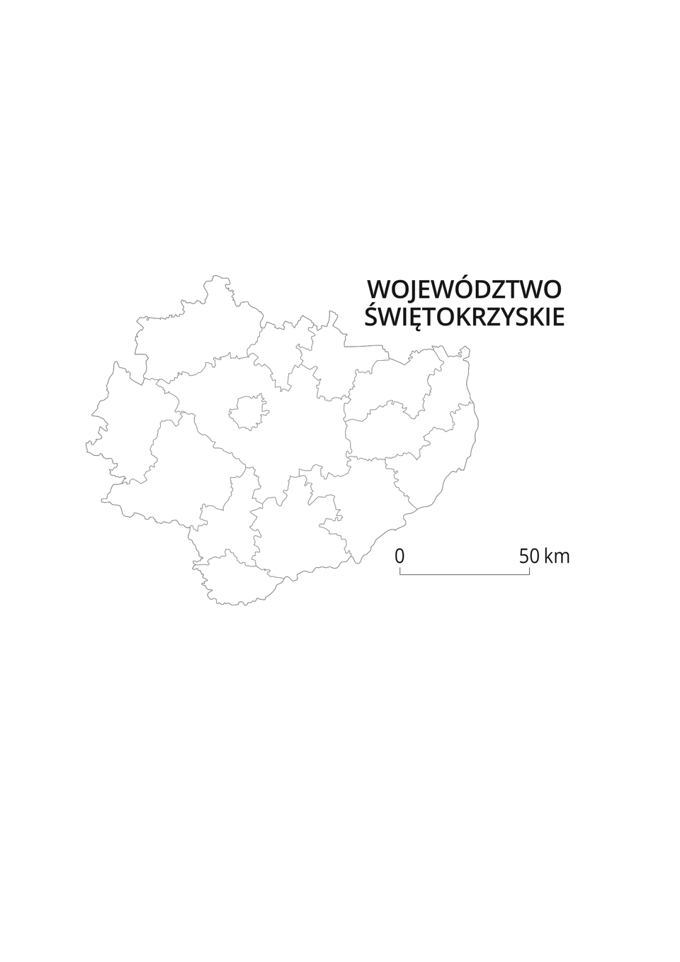 Mapy konturowe województw