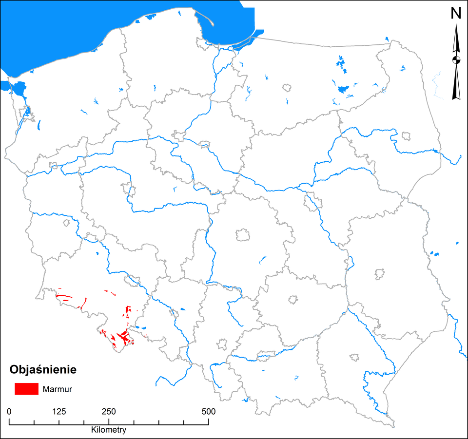 Złoża marmurów w Polsce