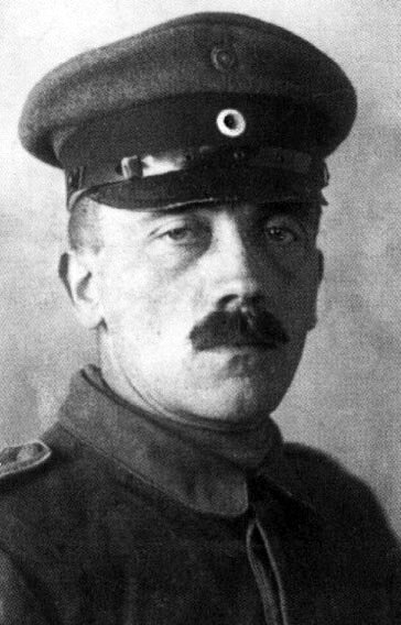 Adolf Hitler podczas I wojny światowej Adolf Hitler podczas I wojny światowej Źródło: domena publiczna.