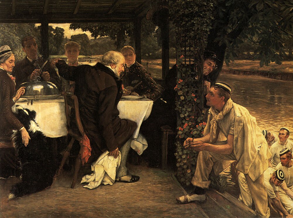 Powrót syna marnotrawnego Źródło: Jacques-Joseph Tissot, Powrót syna marnotrawnego, ok. 1882, olej na płótnie, prywatna kolekcja, domena publiczna.