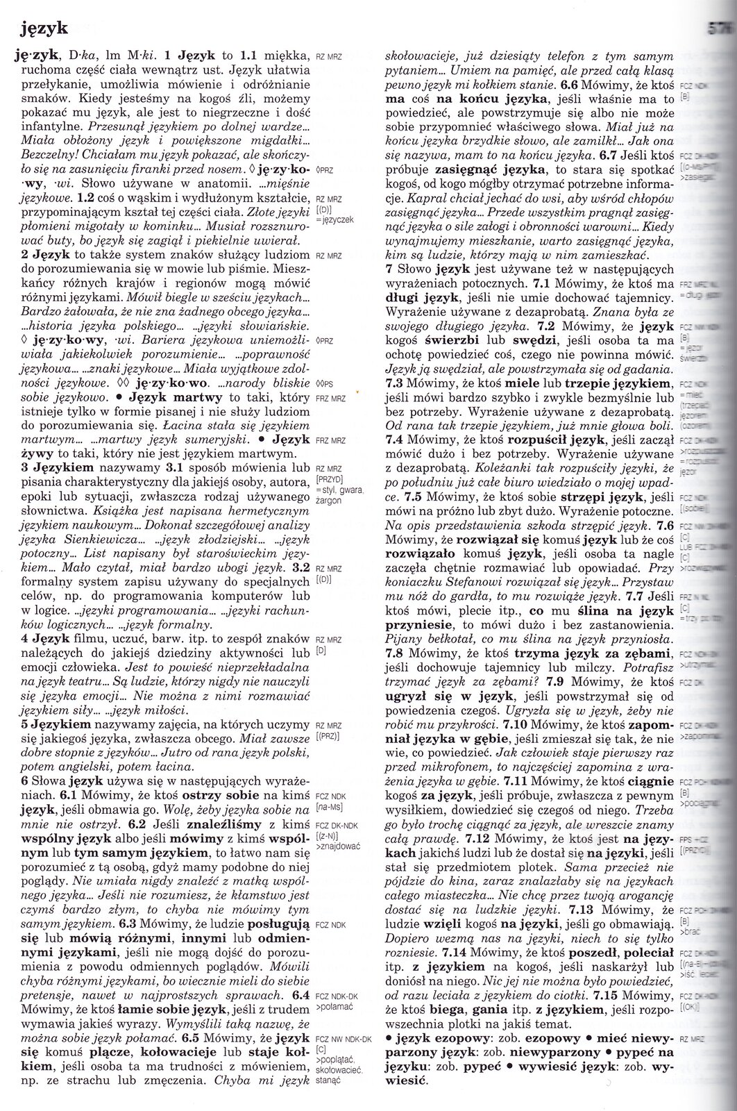 Inny słownik języka polskiego, t. 1–2, red. Mirosław Bańko, Wydawnictwo Naukowe PWN, Warszawa 2000, s. 576. Inny słownik języka polskiego, t. 1–2, red. Mirosław Bańko, Wydawnictwo Naukowe PWN, Warszawa 2000, s. 576. Źródło: skan, domena publiczna.