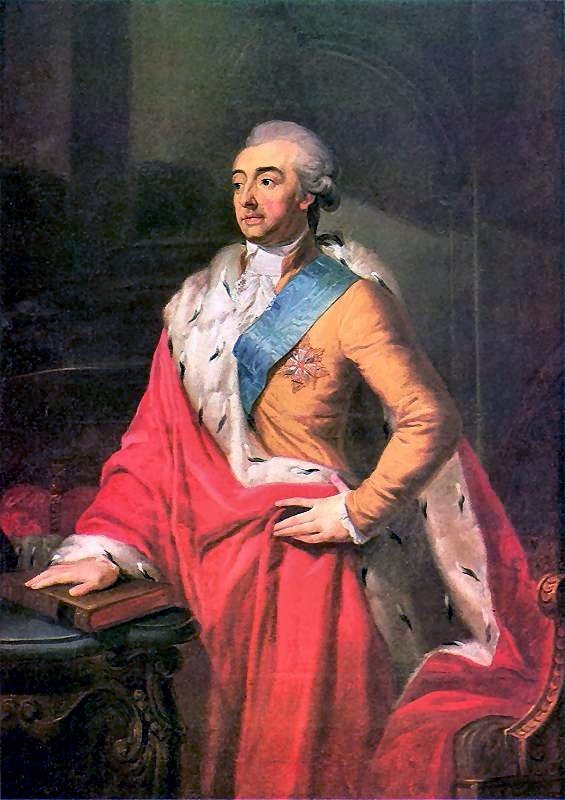 Adam Kazimierz Czartoryski Źródło: Józef Peszka, Adam Kazimierz Czartoryski, 1791, Olej na płótnie, Muzeum Narodowe w Warszawie, domena publiczna.