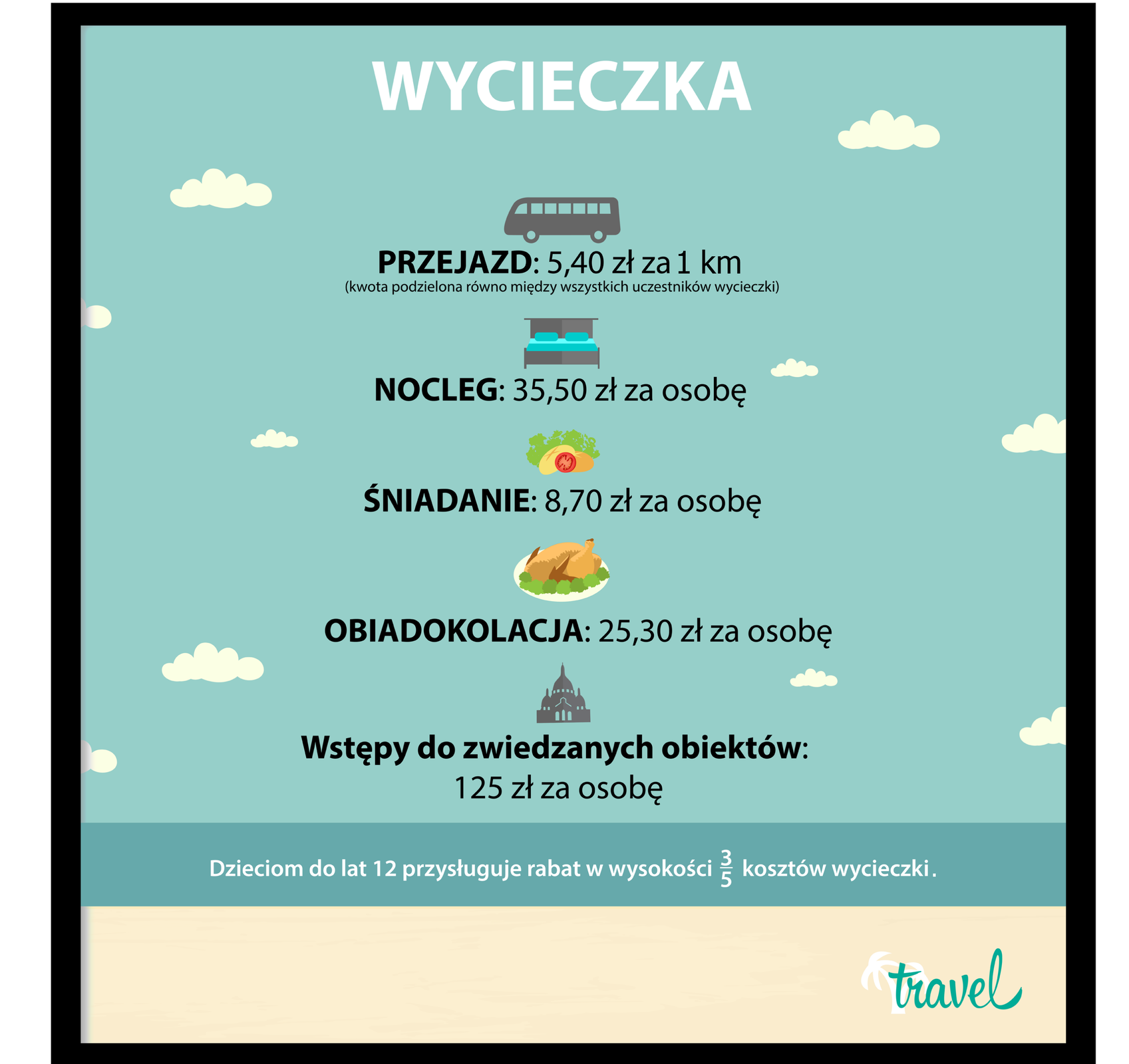 Oferta biura podróży.