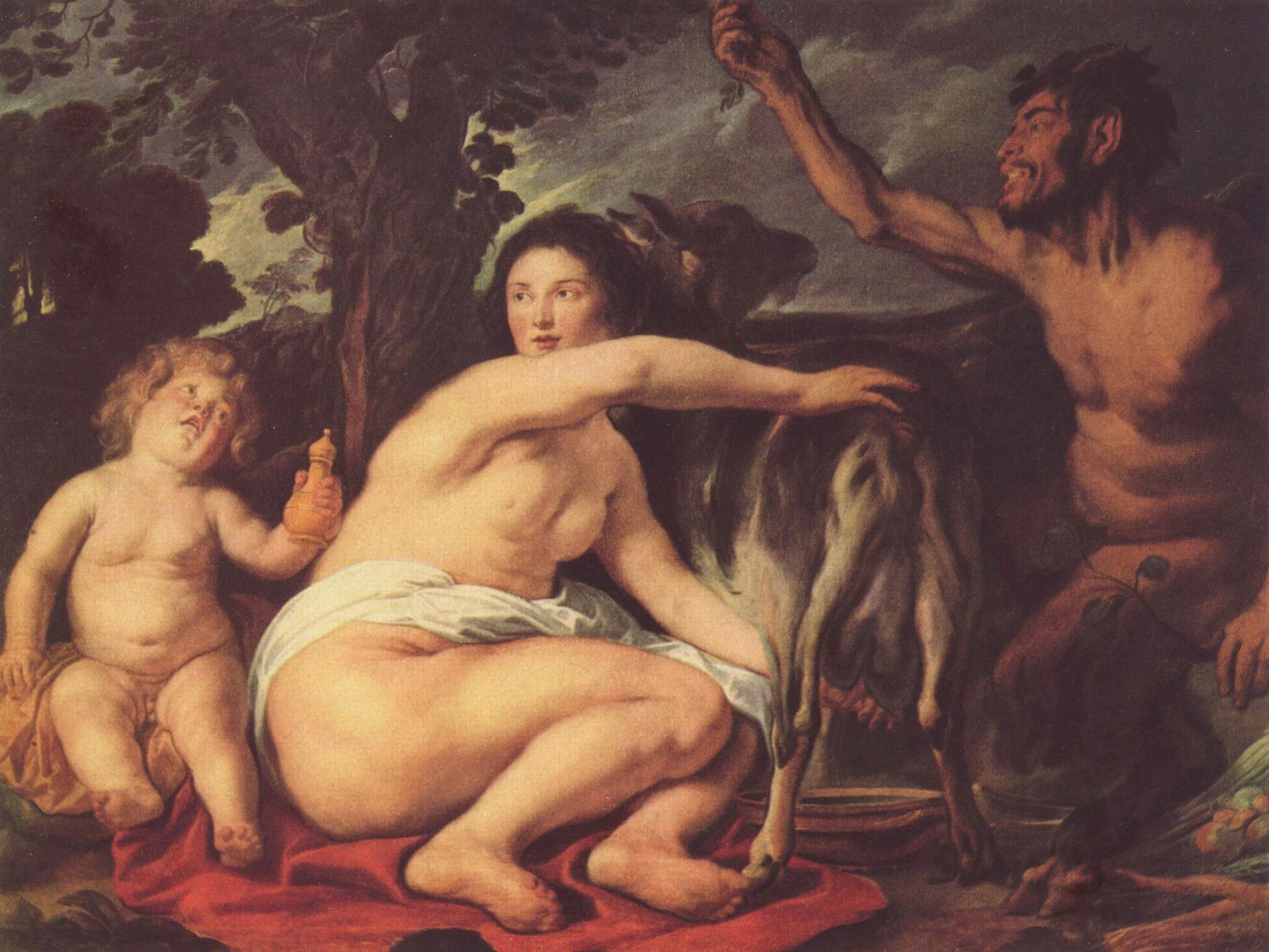 Dzieciństwo Zeusa Źródło: Jakob Jordaens, Dzieciństwo Zeusa, ok. 1640, Luwr, Paryż, domena publiczna.