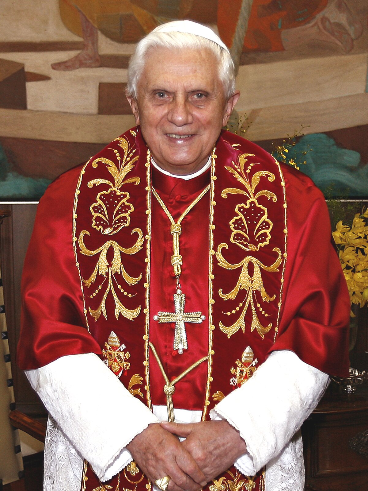 Joseph Ratzinger (Benedykt XVI) Joseph Ratzinger (Benedykt XVI) Źródło: Fabio Pozzebom, fotografia barwna, licencja: CC BY 3.0.