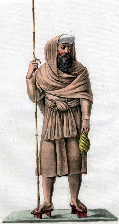 Misjonarz jezuicki – obraz z ok. 1779 r. Źródło: Misjonarz jezuicki – obraz z ok. 1779 r., 1779, domena publiczna.