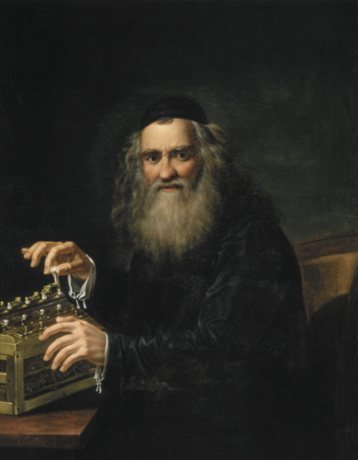 Portret Abrahama Sterna Źródło: Jan Antoni Blank, Portret Abrahama Sterna, 1823, domena publiczna.