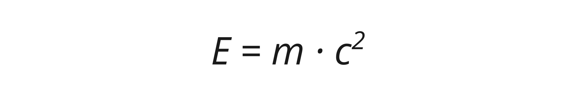 E=mc2