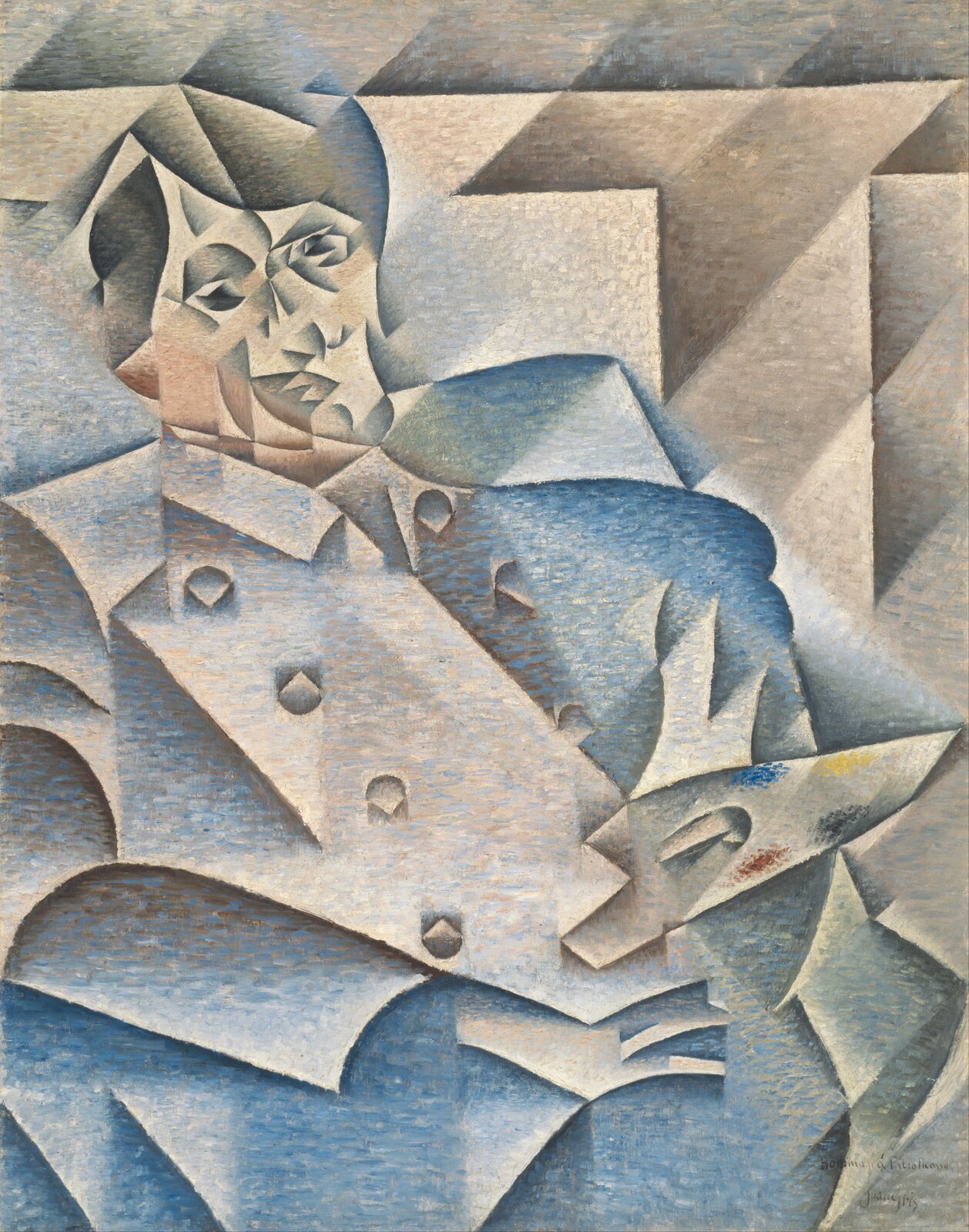Portret Pabla Picassa Źródło: Juan Gris, Portret Pabla Picassa , Olej na płótnie, Art Institute of Chicago , domena publiczna.