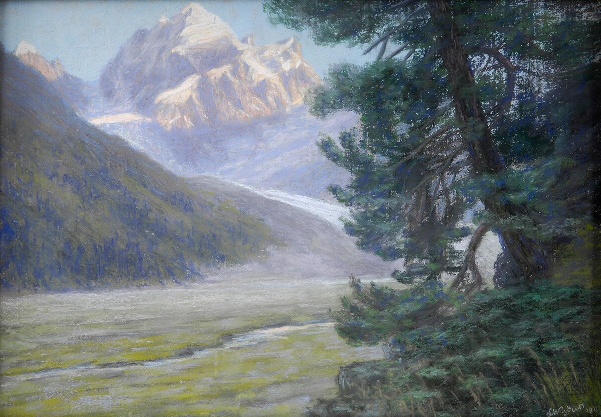 Tatry Źródło: Leon Wyczółkowski, Tatry, 1911, domena publiczna.