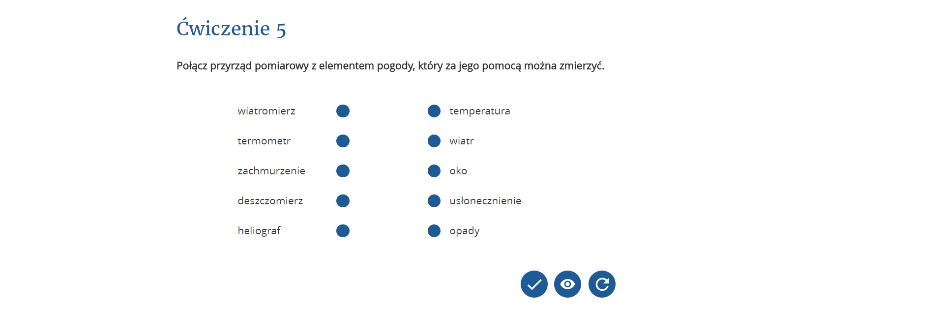 Alternatywa statyczna dla interaktywnego ćwiczenia multimedialnego