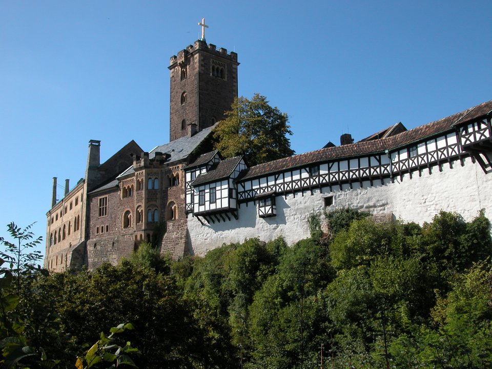 Zamek w Wartburgu Zamek w Wartburgu Źródło: Wikimedia Commons, licencja: CC BY-SA 2.0.