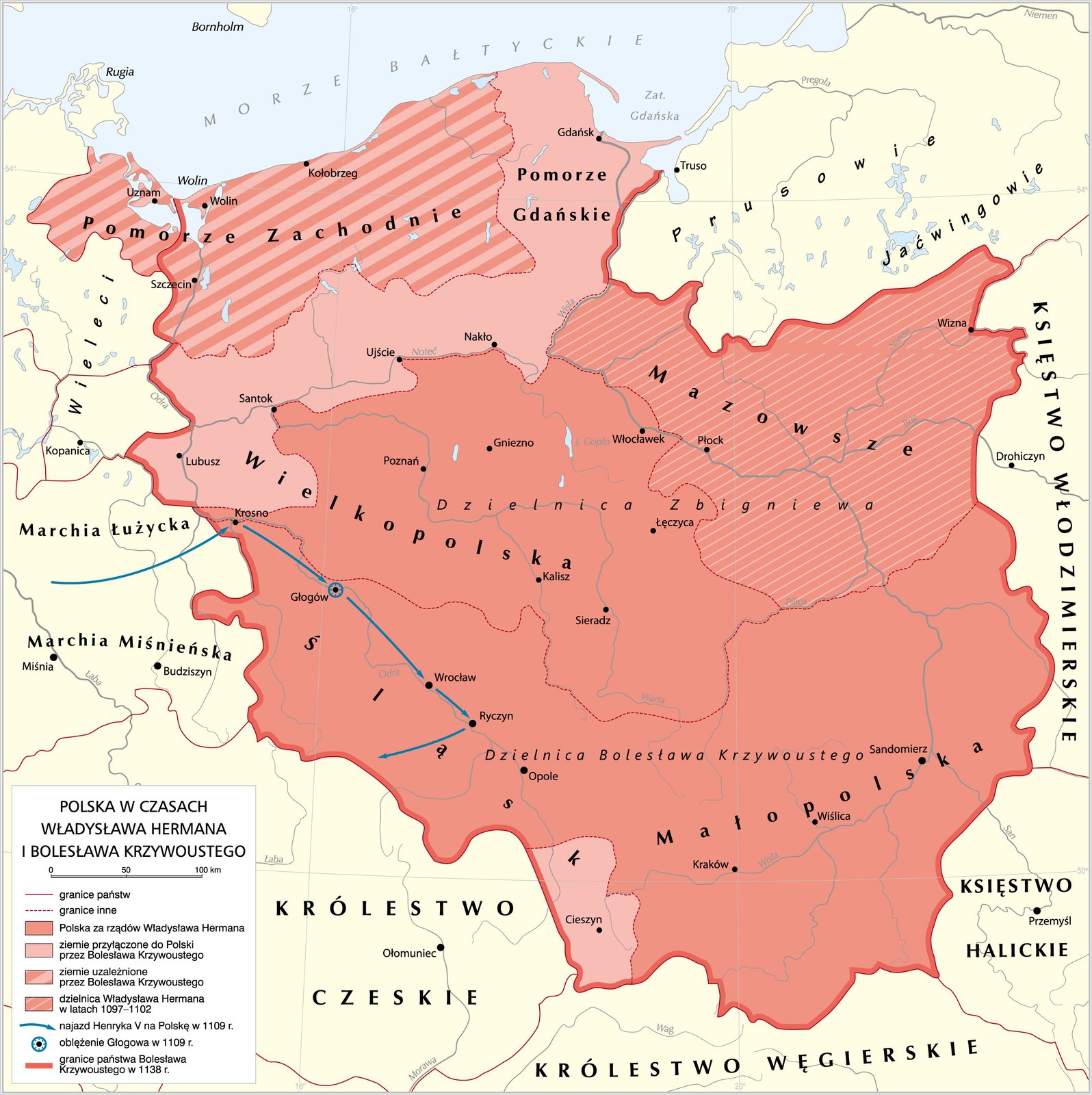 Polska w czasach Władysława Hermana i Bolesława Krzywoustego
