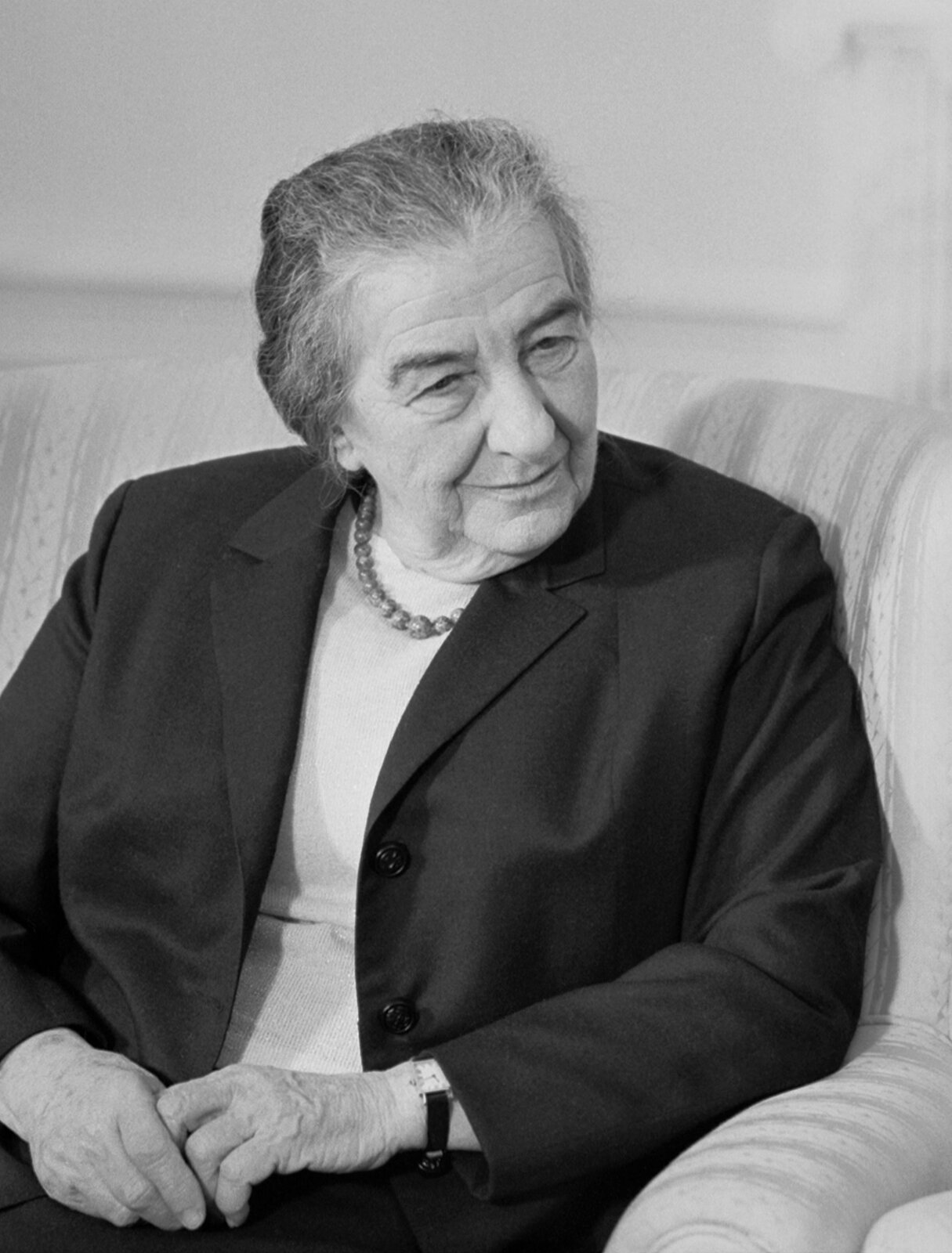 Golda Meir Źródło: Marion S. Trikosko, Golda Meir, domena publiczna.