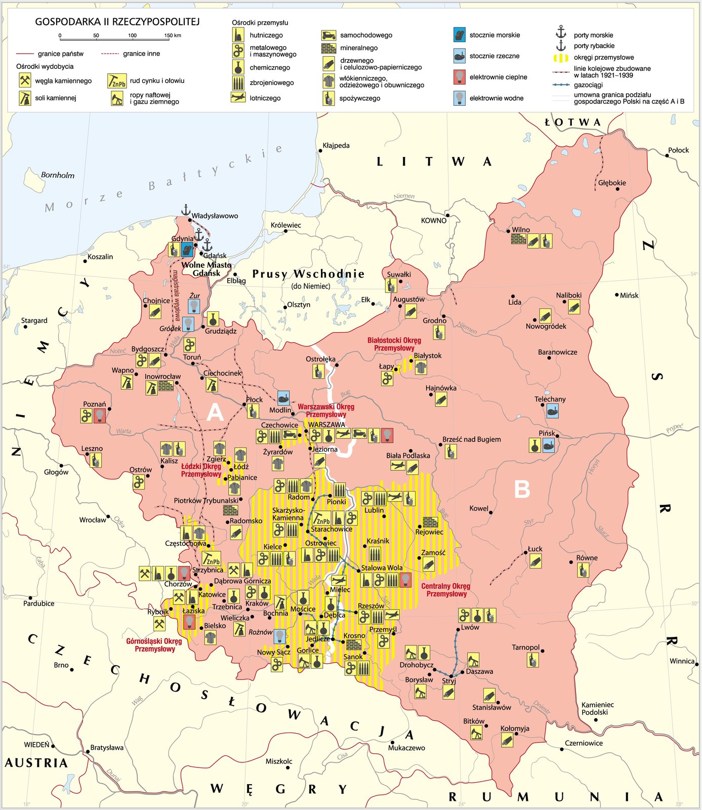 Gospodarka II Rzeczypospolitej Gospodarka II Rzeczypospolitej Źródło: Krystian Chariza i zespół, licencja: CC BY 3.0.