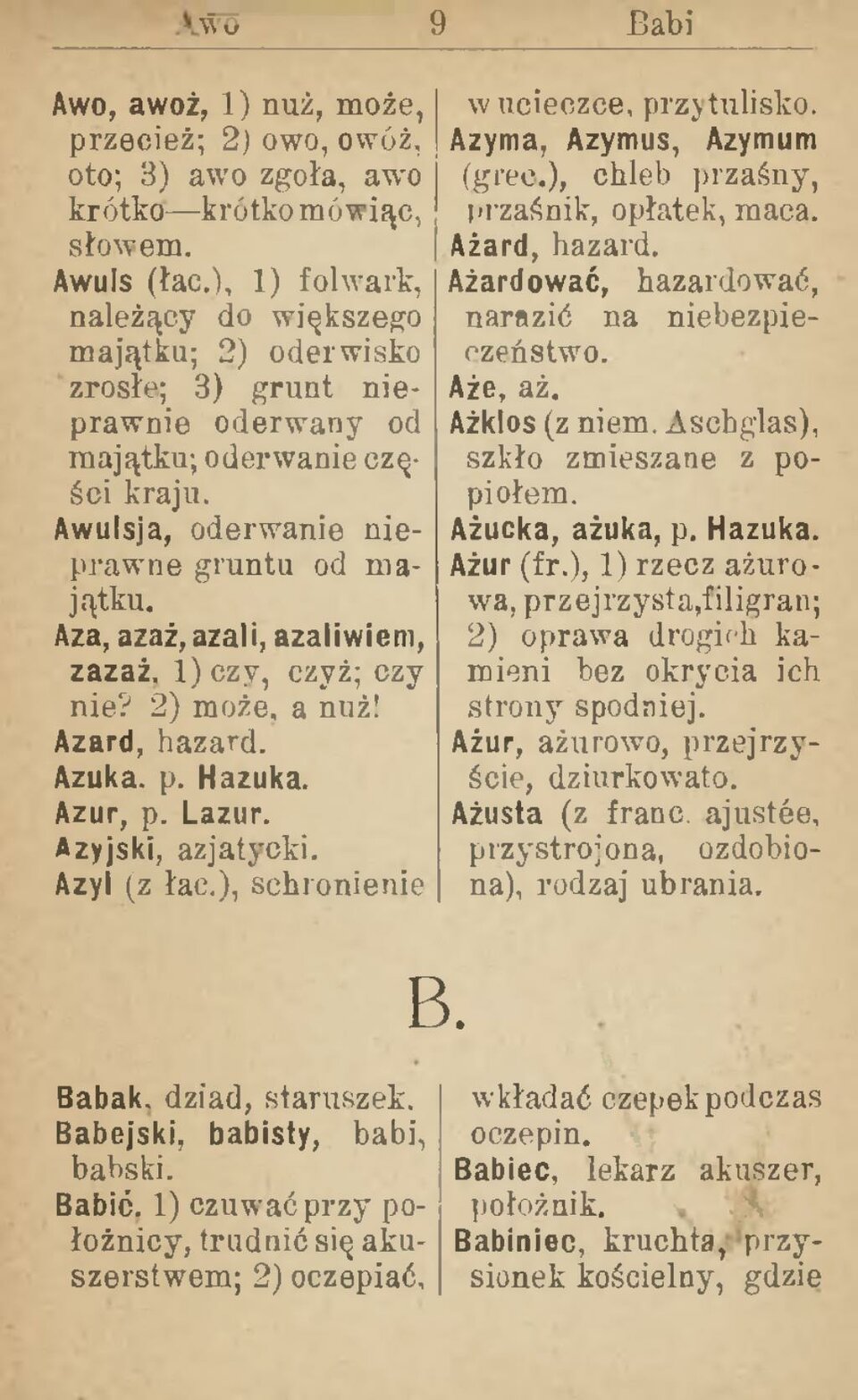 M. Arcta słownik staropolski Źródło: Antoni Krasnowolski, Władysław Niedźwiedzki, M. Arcta słownik staropolski, ok. 1920, skan, domena publiczna.