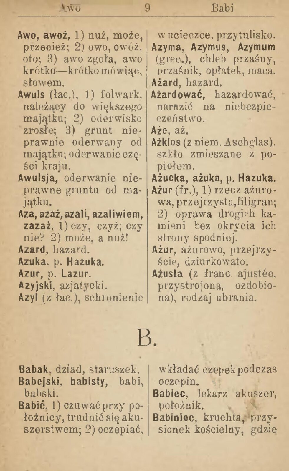 M. Arcta słownik staropolski Źródło: Antoni Krasnowolski, Władysław Niedźwiedzki, M. Arcta słownik staropolski, ok. 1920, skan, domena publiczna.