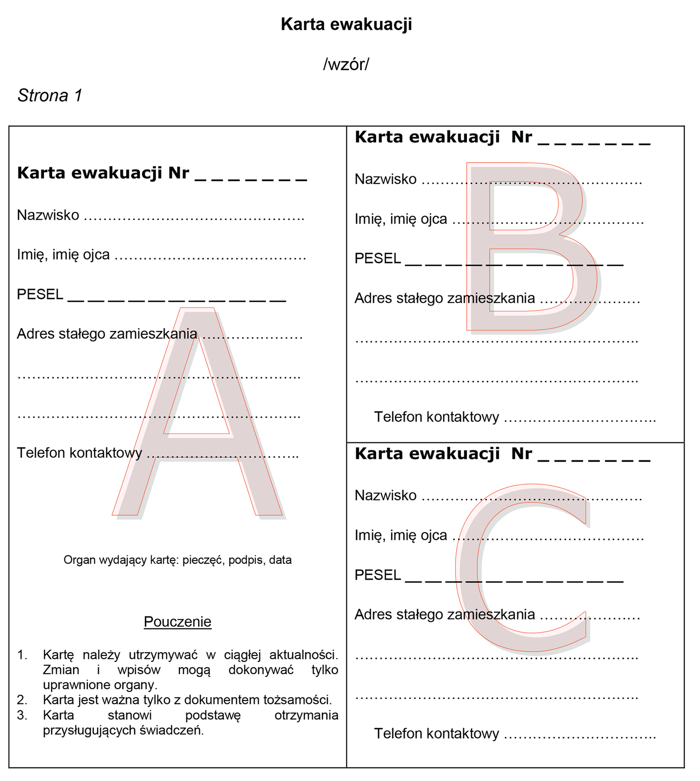 karta_ewakuacji