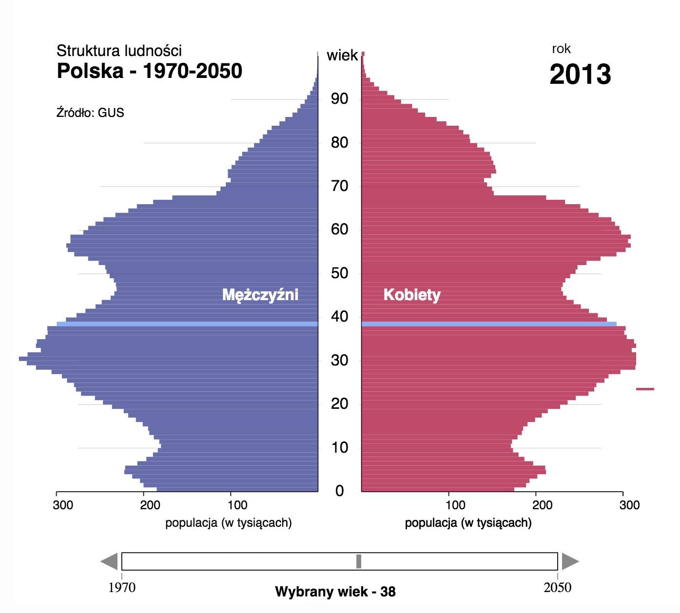 piramida wieki Polski 2013