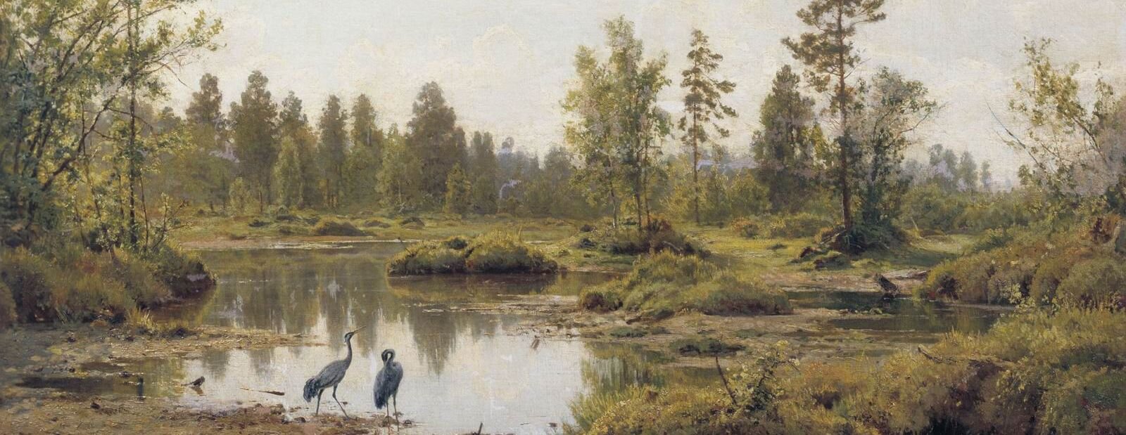 Bagno. Polesie Źródło: Iwan Szyszkin, Bagno. Polesie, 1890, domena publiczna.