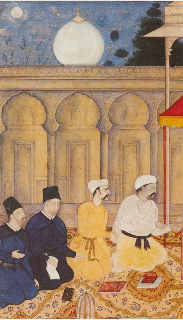 Jezuici przed władcą Indii Źródło: Jezuici przed władcą Indii, 1605.