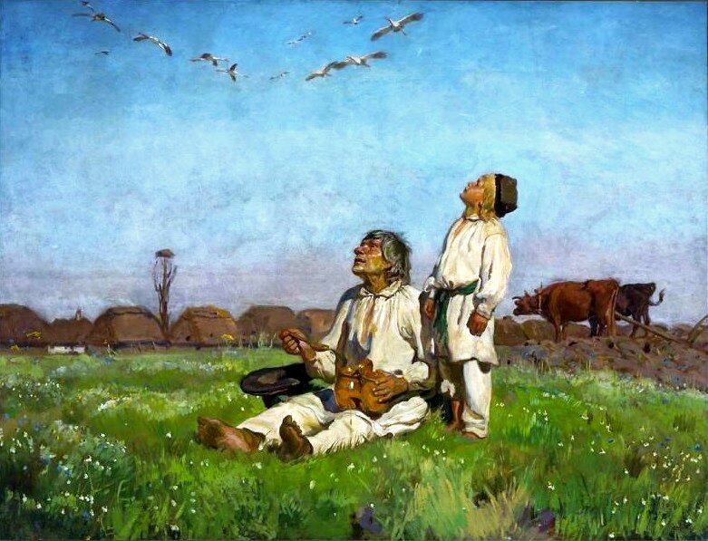 Bociany Źródło: Józef Chełmoński, Bociany, 1900, olej na płótnie, Muzeum Narodowe w Warszawie, domena publiczna.