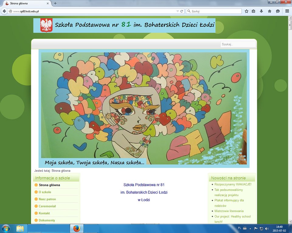 Zrzut okna przeglądarki MozillaFirefox