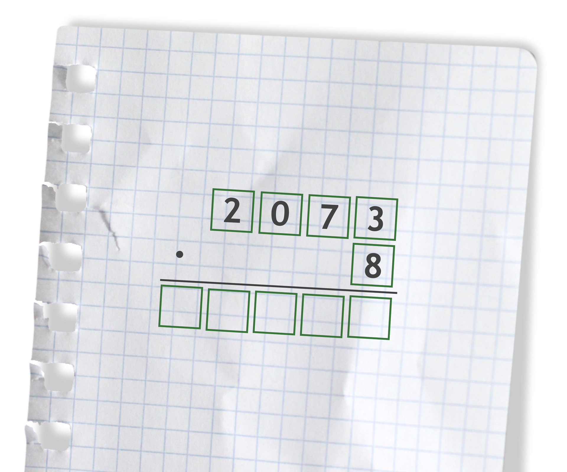 Miejsce na wykonanie działania: 2073 razy 8.