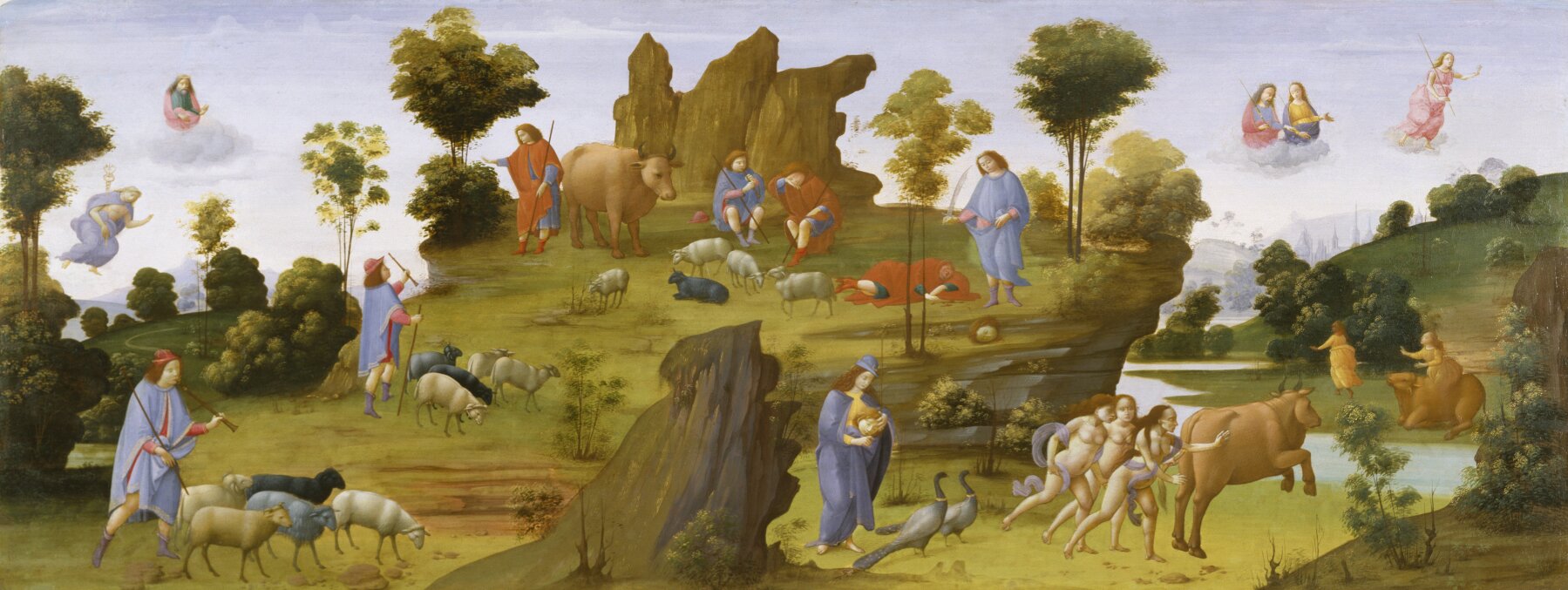 Mit o Io Źródło: Bartolomeo di Giovanni, Mit o Io, ok. 1490, Walters Art Museum, USA, domena publiczna.
