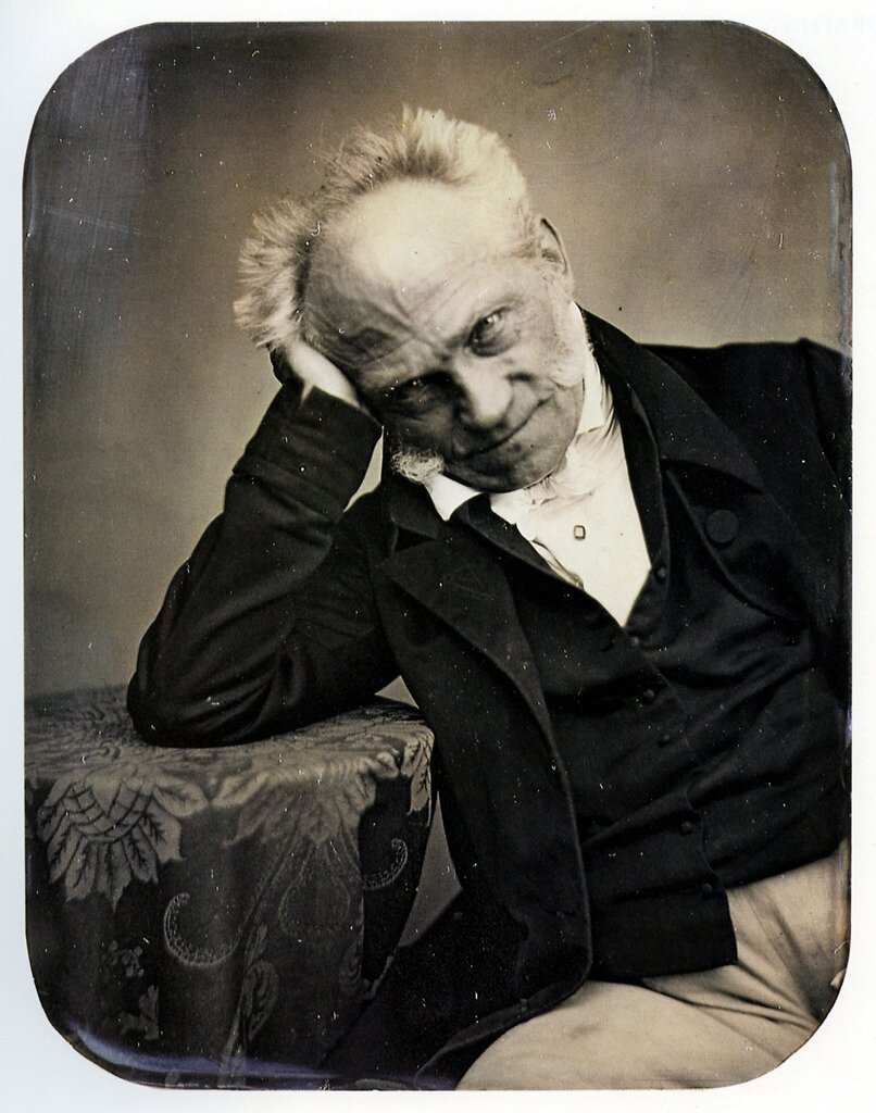 Portret Arthura Schopenhauera Portret Arthura Schopenhauera Źródło: Jacob Seib, 1852, dagerotyp, domena publiczna.