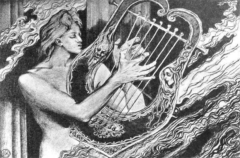 Apollo na Olimpie Źródło: Stanisław Wyspiański, Apollo na Olimpie, ok. 1897, rysunek ołówkiem, domena publiczna.