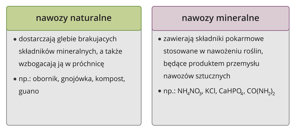 Rodzaje nawozów