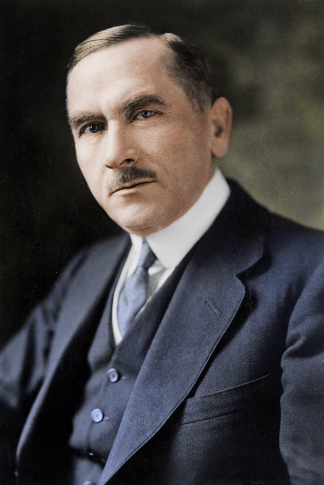 Roman Dmowski Źródło: Harris & Ewing, Roman Dmowski, 1919, domena publiczna.