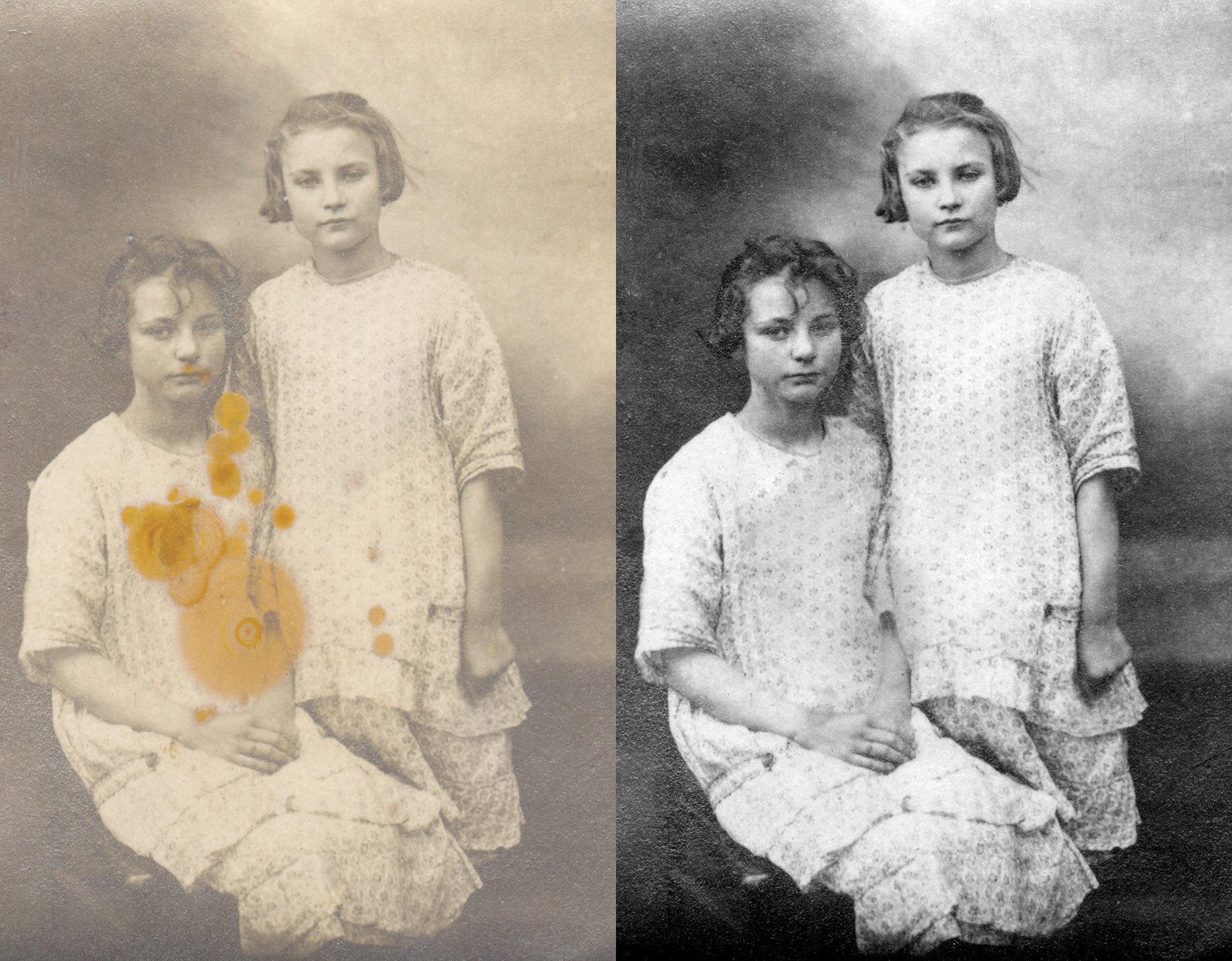 Anna i Germaine Sierens Źródło: Michel Vuijlsteke, Anna i Germaine Sierens, 1924, licencja: CC BY-SA 3.0.