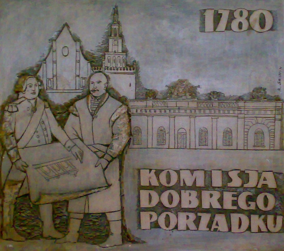 Komisja Dobrego Porządku – płaskorzeźba w Zamku w Poznaniu Komisja Dobrego Porządku – płaskorzeźba w Zamku w Poznaniu Źródło: MOs810, Wikimedia Commons, licencja: CC BY-SA 4.0.